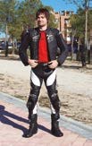Equipo adecuado en moto